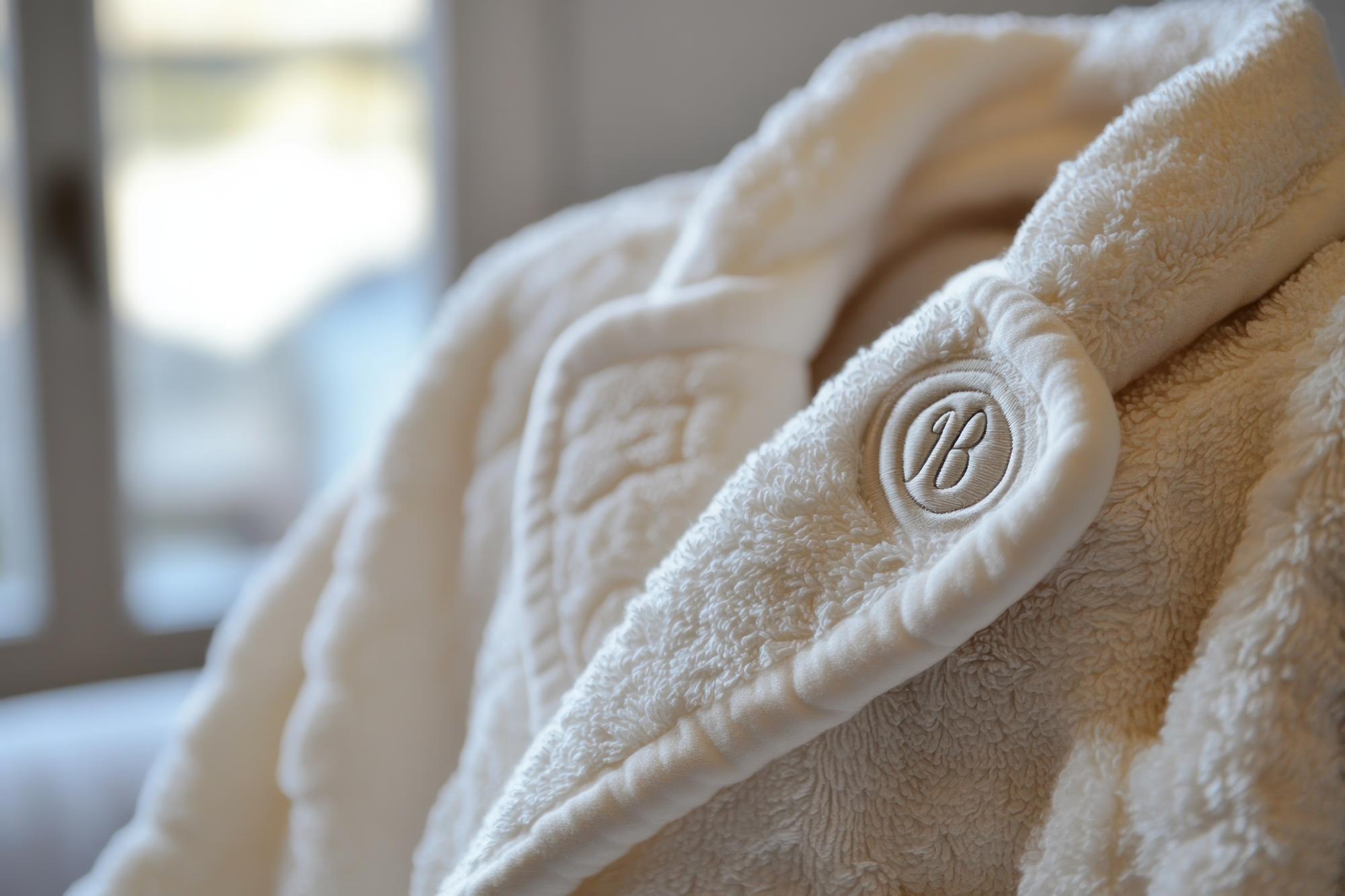 Monogram haftowany na ręczniku